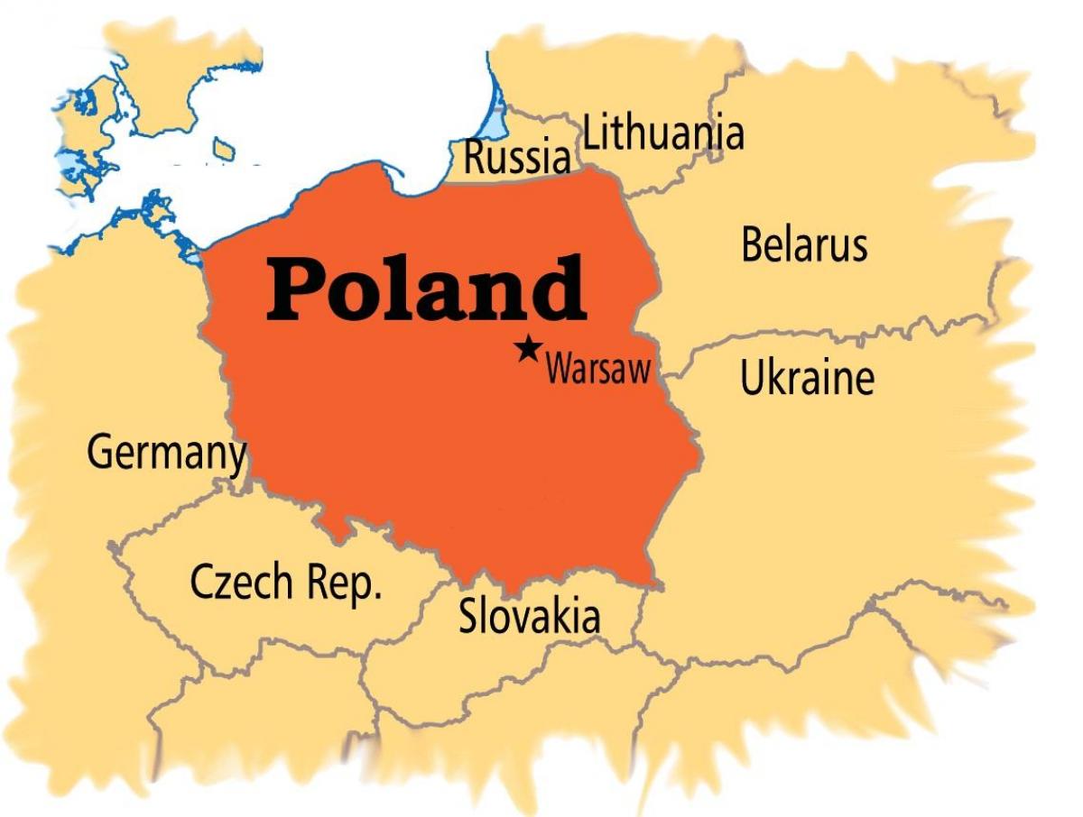 πολωνία κεφαλαίου χάρτης